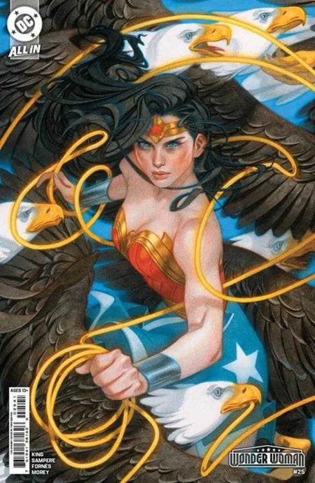 Wonder Woman #25 Cover H 1 in 25 Tran Nguyen Card Stock Variant DC Comics