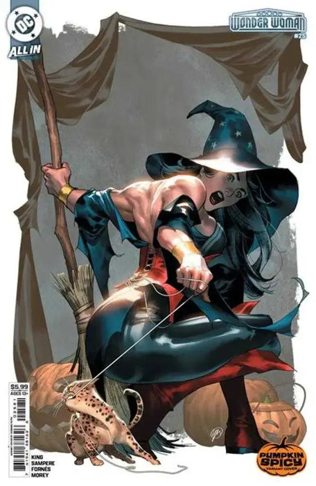 Wonder Woman #25 Cover E Yasmine Putri Pumpkin Spicy Card Stock Variant DC Comics
