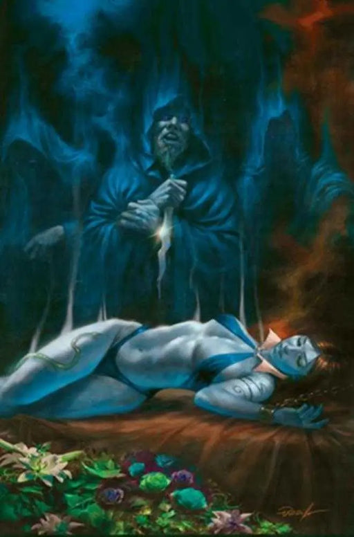 Vampirella (2025) #4 Cover Q 1 in 10 Lucio Parrillo Virgin Ultraviolet FOC Bonus Variant Dynamite Entertainment