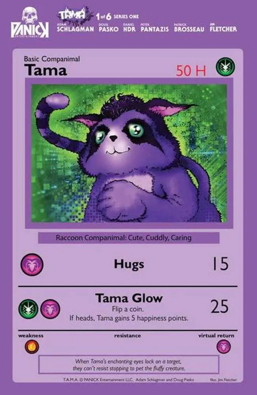 Tama #1 (Of 6) 2nd Print Cover A Jim Fletcher Cute Cuddly Caring Tama Massive Publishing