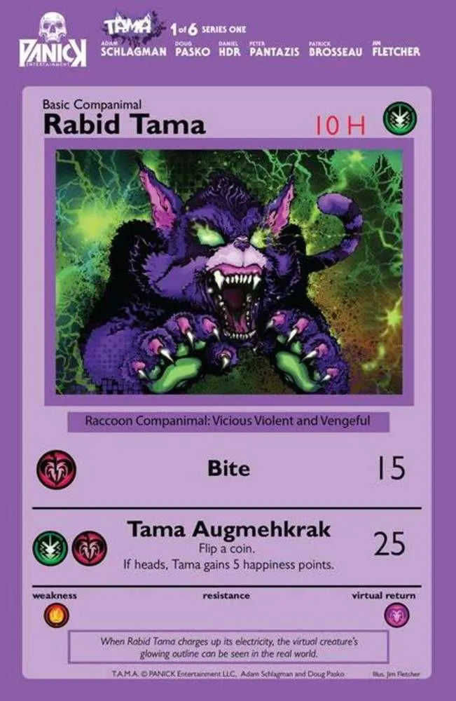 Tama #1 (Of 6) 2nd Print Cover B Jim Fletcher Vicious Violent And Vengeful Tama Variant Massive Publishing