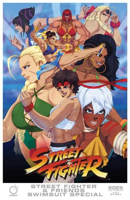 2025 Street Fighter & Friends Swimsuit Special #1 (One Shot) Cover C Tovio Rogers Variant Udon Entertainment