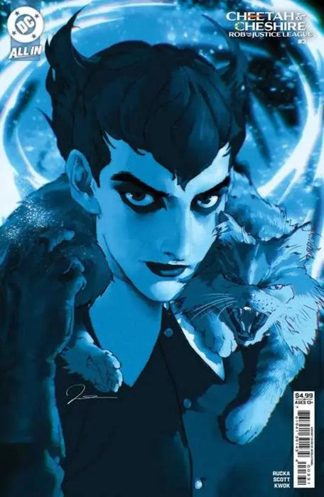 Cheetah And Cheshire Rob The Justice League #3 (Of 6) Cover B Gerald Parel Card Stock Variant DC Comics