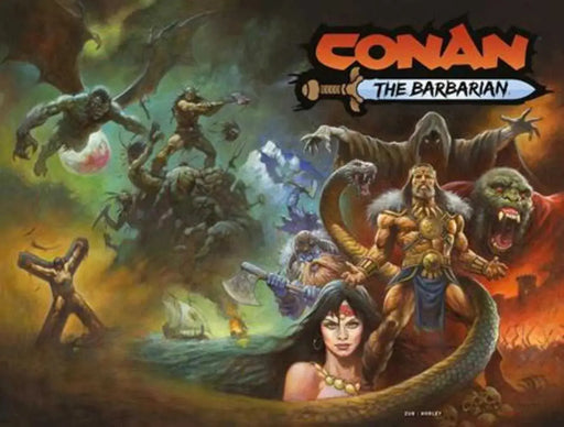 Conan The Barbarian #25 Cover A Alex Horley Wraparound (Mature) Titan Comics