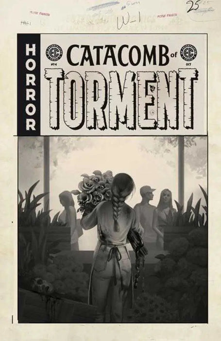 EC Catacomb Of Torment #4 Cover D Inc 1:20 Reiko Murakami Black & White Artist Edition Variant Oni Press