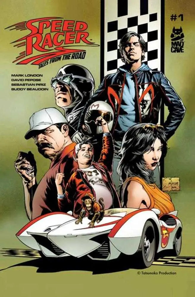Speed Racer Tales From The Road Two Princes (One Shot) Cover D 10 Copy Joe Quesada And Mark Irwin Unlock Variant Mad Cave Studios