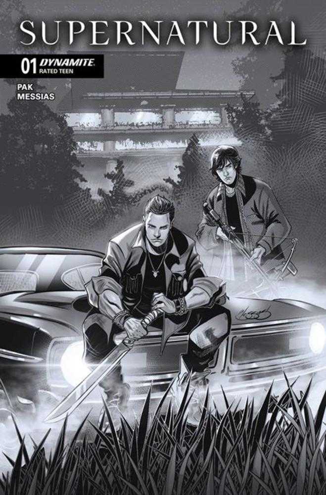 Supernatural #1 Cover J 1 in 10 Eder Messias Line Art Variant Dynamite Entertainment