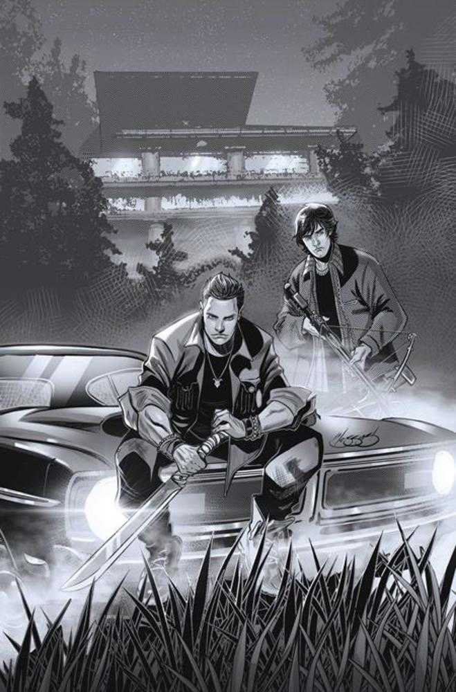 Supernatural #1 Cover O Inc 1:40 Eder Messias Line Art Full Art Variant Dynamite Entertainment