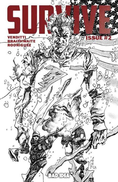 Survive #2 (Of 4) Cover C Inc 1:20 John Mccrea Variant Bad Idea