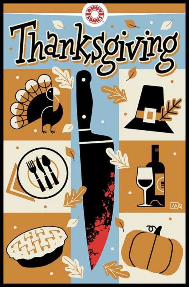 Thanksgiving (One Shot) Cover B 3 Copy Mauricet Blood For Dinner Unlock Variant (Mature) Ahoy Comics