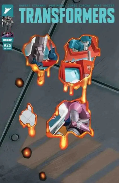 Transformers #25 Cover K Eric Canete Foil Die Cut Variant Image Comics