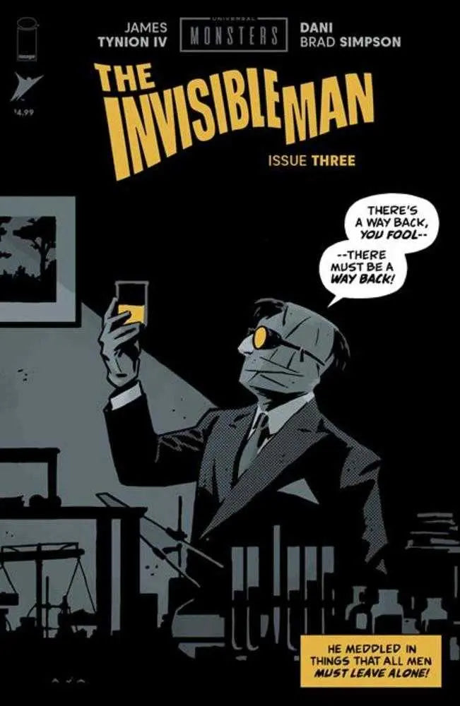 Universal Monsters The Invisible Man #3 (Of 4) Cover C 1 in 10 David Aja Pulp Variant Image Comics