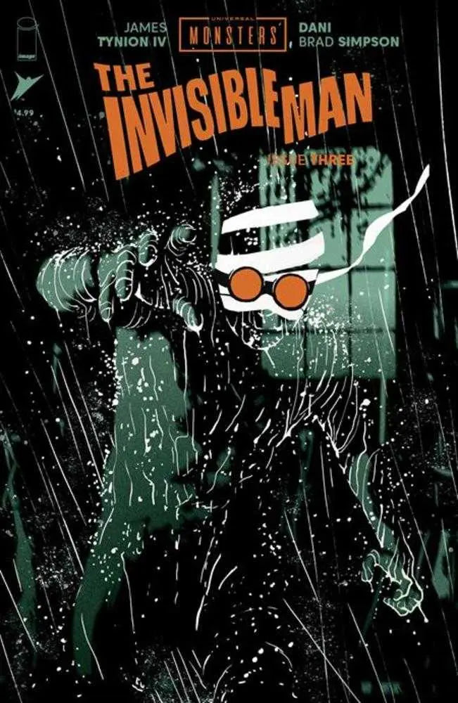 Universal Monsters The Invisible Man #3 (Of 4) Cover F Inc 1:75 Michael Walsh Variant Image Comics