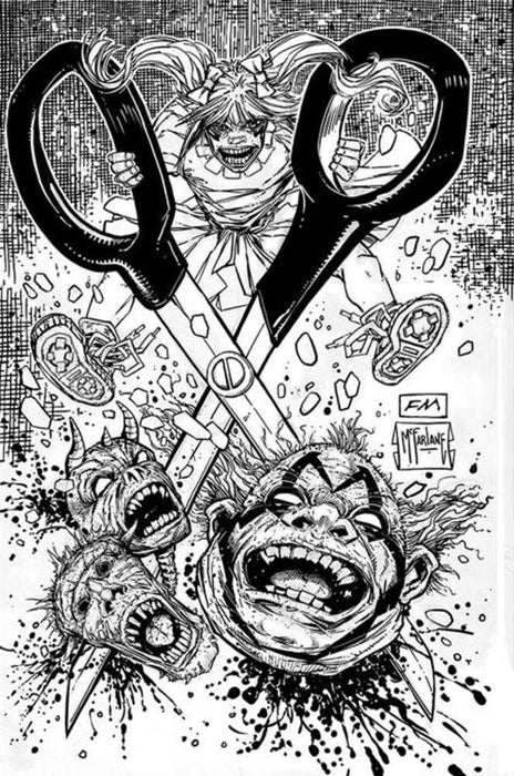 Spawn The Curse Of Sherlee Johnson #3 Cover D 1 in 25 Frank Miller & Todd McFarlane Black & White Variant Image Comics