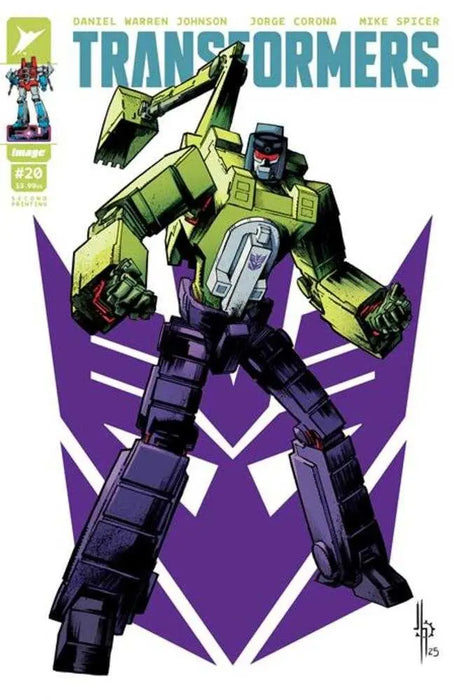 Transformers #20 2 Nd Printing Cover A Jason Howard Decepticon Cover Image Comics