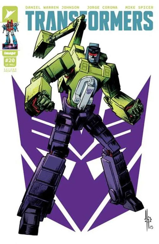 Transformers #20 2 Nd Printing Cover A Jason Howard Decepticon Cover Image Comics