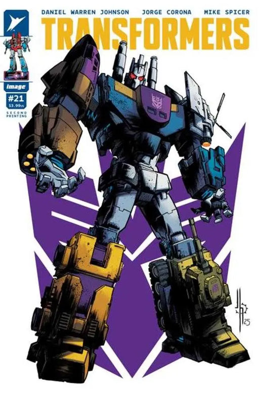 Transformers #21 2 Nd Printing Cover A Jason Howard Decepticon Cover Image Comics