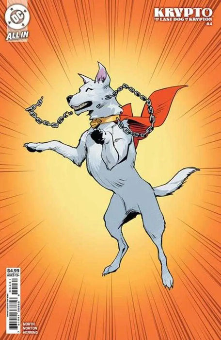 Krypto The Last Dog Of Krypton #4 (Of 5) Cover C Dan Mora Corner Box Card Stock Variant DC Comics