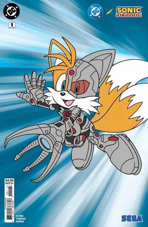 DC X Sonic The Hedgehog #1 (Of 5) 5th Print Cyborg Card Stock Cover DC Comics