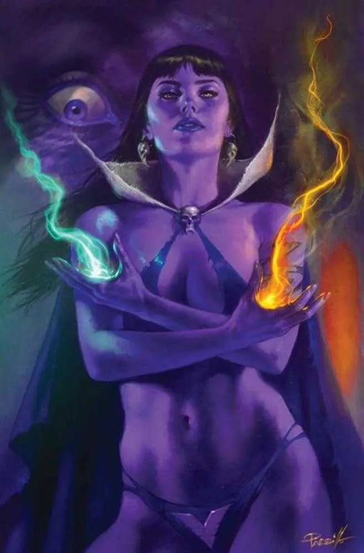 Vampirella (2025) #5 Cover Q 1 in 10 Lucio Parrillo Ultraviolet Virgin Foc Bonus Variant Dynamite Entertainment