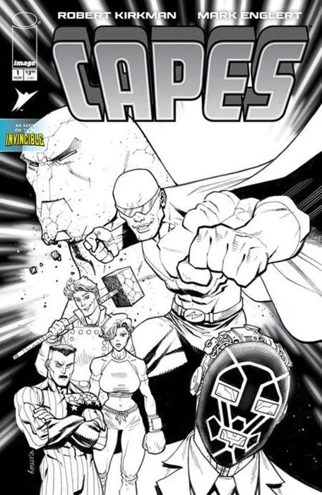Invincible Universe Capes #1 Cover E 1 in 50 Ryan Ottley Variant