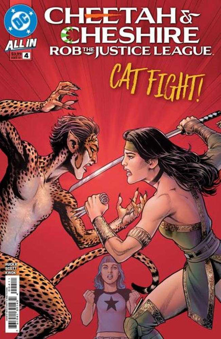 Cheetah And Cheshire Rob The Justice League #4 (Of 6) DC Comics
