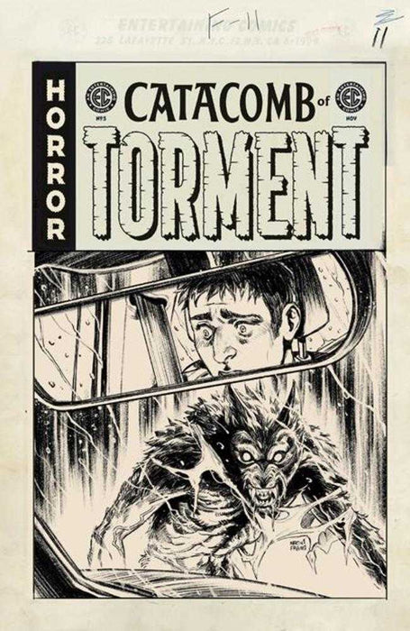 EC Catacomb Of Torment #5 Cover D Inc 1:20 Naomi Franq Black & White Artist Edition Variant