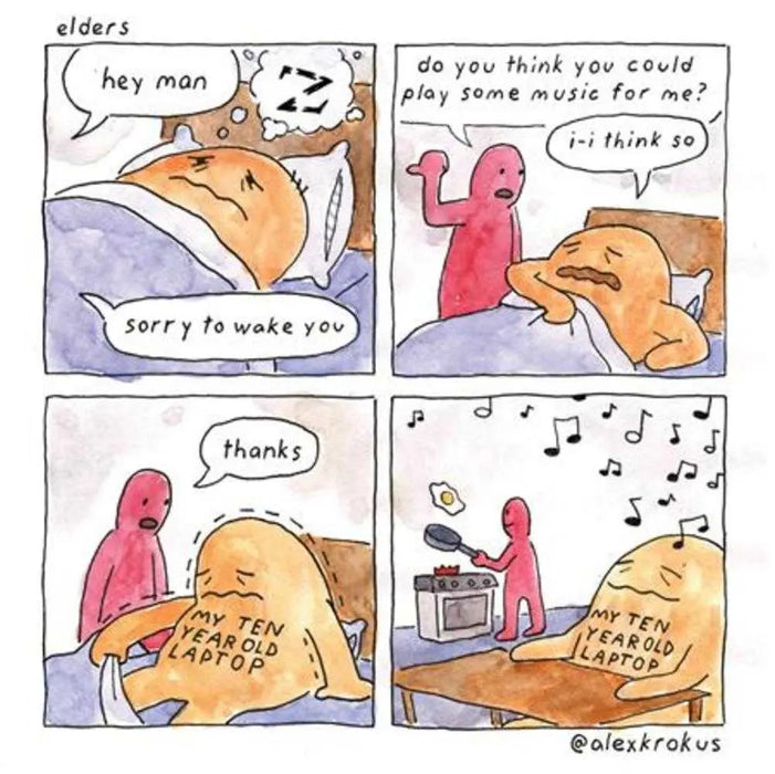 Elders Alex Krokus Sticker