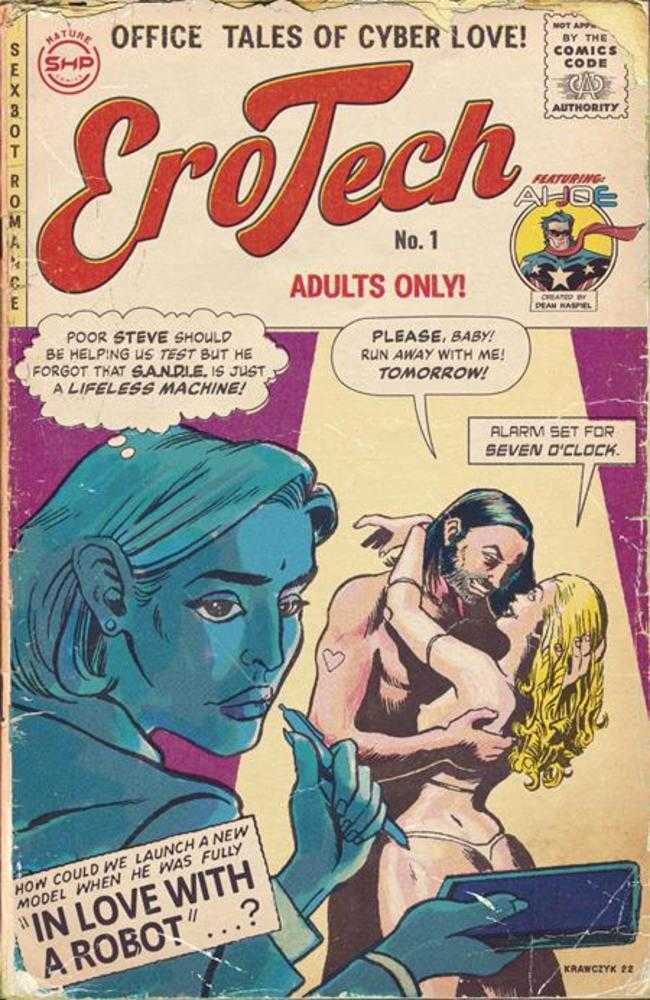 Erotech #1 (Of 5) Cover A Geoffrey Krawczyk (Mature) Massive Publishing