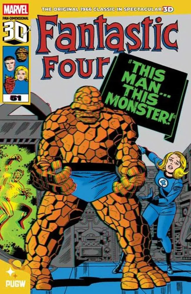 Fantastic Four #51 This Man This Monster Pan Dimensional 3D Edition Pan-Universal Galactic