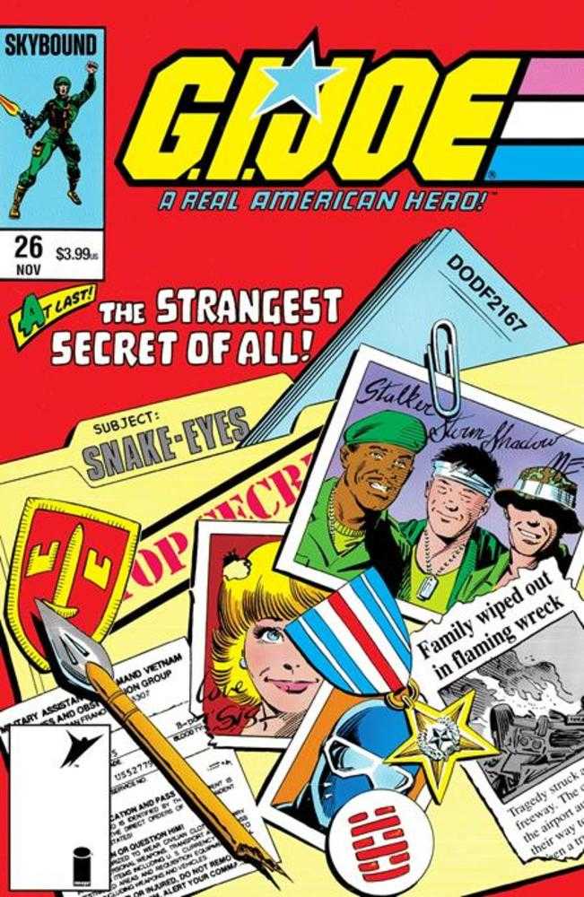 G.I. Joe A Real American Hero #26 Hama Files Edition Cover A Mike Zeck & Bob Wiacek Image Comics