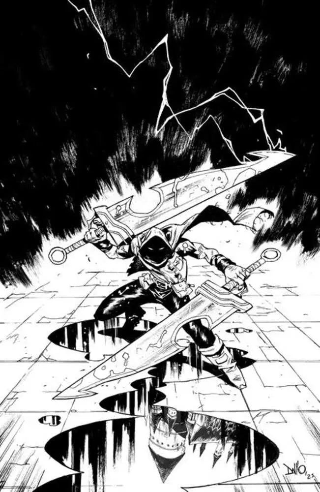 Lost Fantasy #5 Cover D Inc 1:15 Maxi Dallo Black & White Variant Image Comics