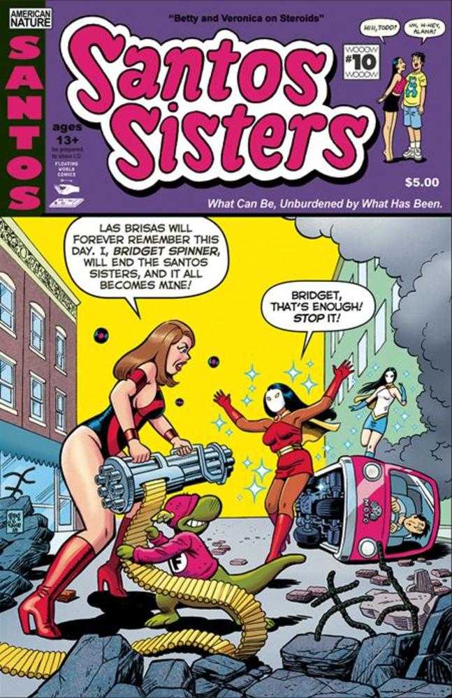 Santos Sisters #10 Cover A Greg & Fake Floating World Comics