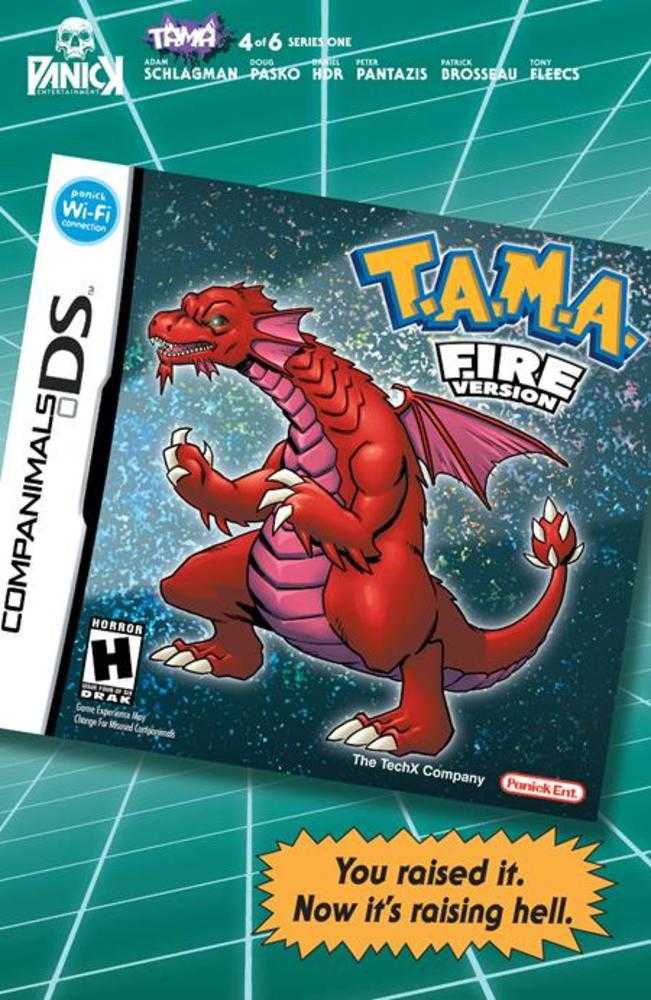 T.A.M.A #4 (Of 6) Cover C 1 in 10 Tony Fleecs Retro Videogame Homage Variant (Mature) Massive Publishing