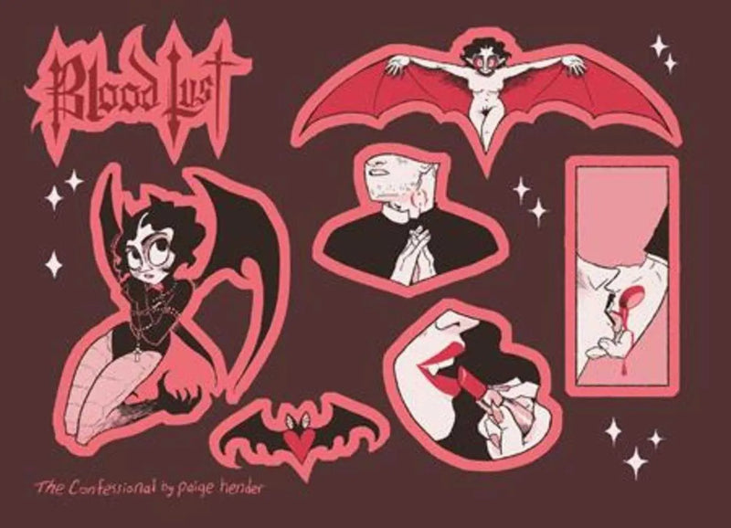 Confessional Sticker Sheet Silver Sprocket