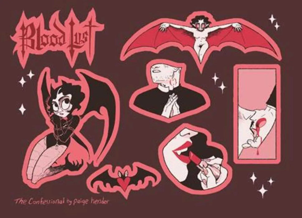 Confessional Sticker Sheet