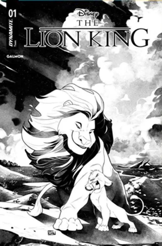 Lion King #1 Cover I Inc 1:15 Edwin Galmon Line Art Variant Dynamite Entertainment