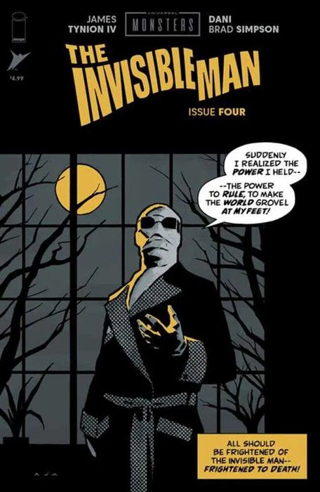 Universal Monsters: The Invisible Man #4 (Of 4) Cover C 1 in 10 David Aja Pulp Variant