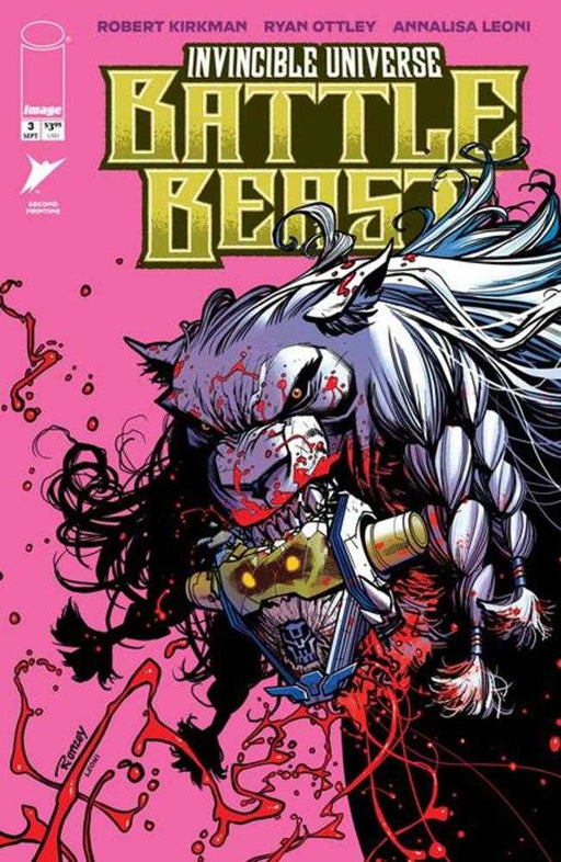 Invincible Universe Battle Beast #3 2 Nd Printing Cover B Tbd Variant Image Comics