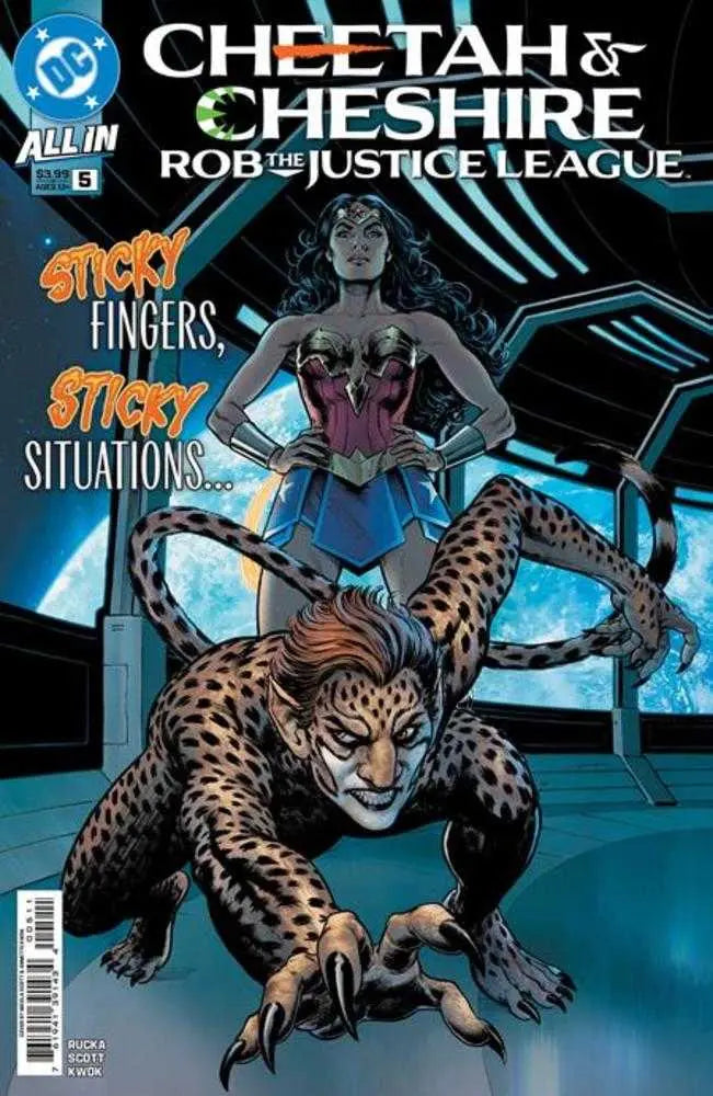Cheetah And Cheshire Rob The Justice League #5 (Of 6) DC Comics
