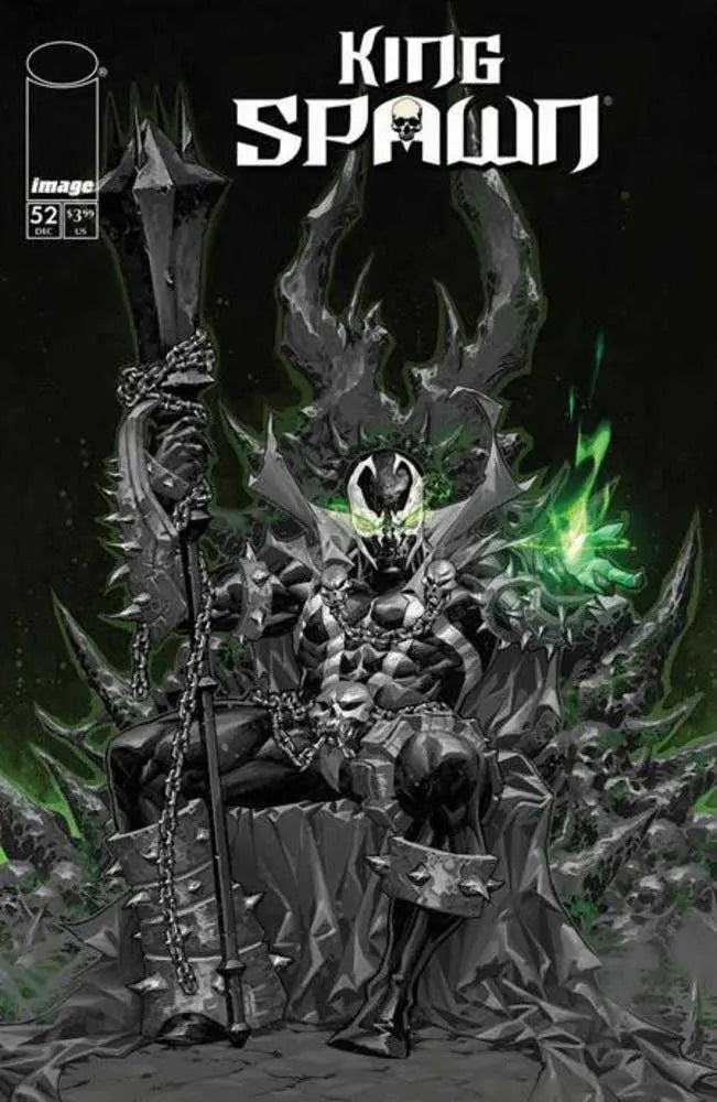 King Spawn #52 Cover B Kael Ngu Black & White Variant Image Comics