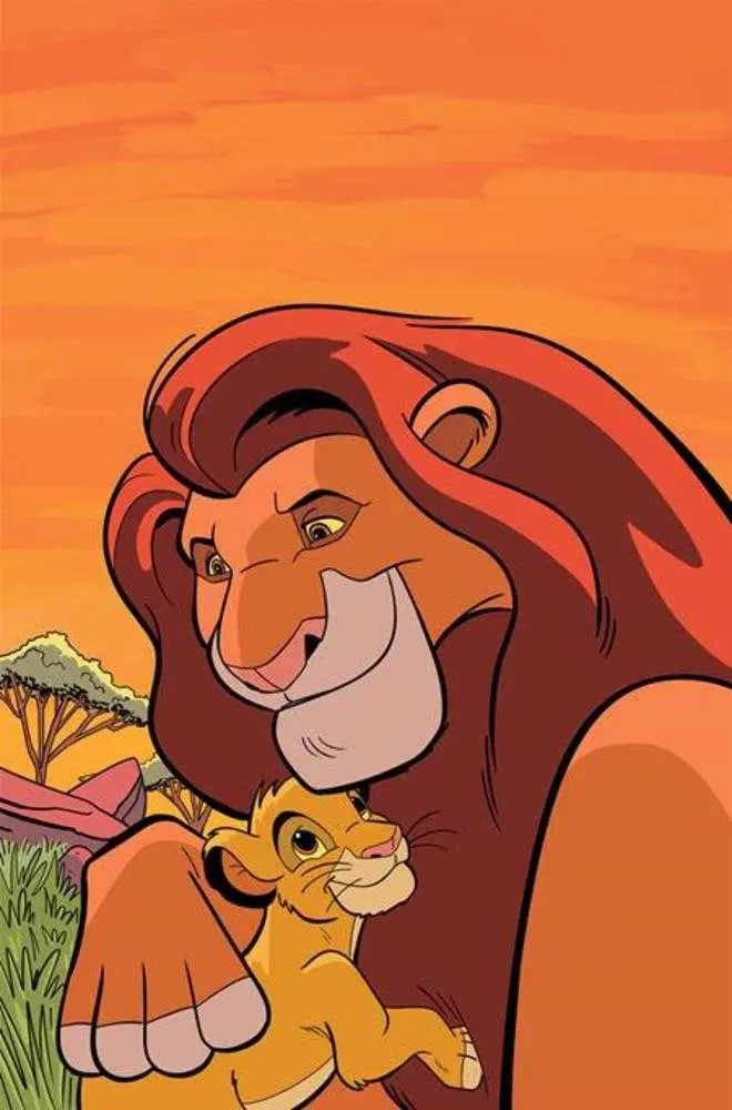 Lion King #2 Cover F 1 in 10 Jacob Edgar Full Art Variant Dynamite Entertainment