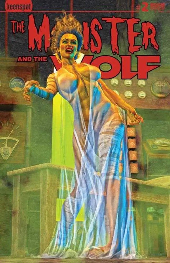 Mark Spears Monsters The Monster & The Wolf #2 Cover D 1 in 100 Mark Spears The Awakening Holofoil Variant Ex Posse Holdings/Keenspot