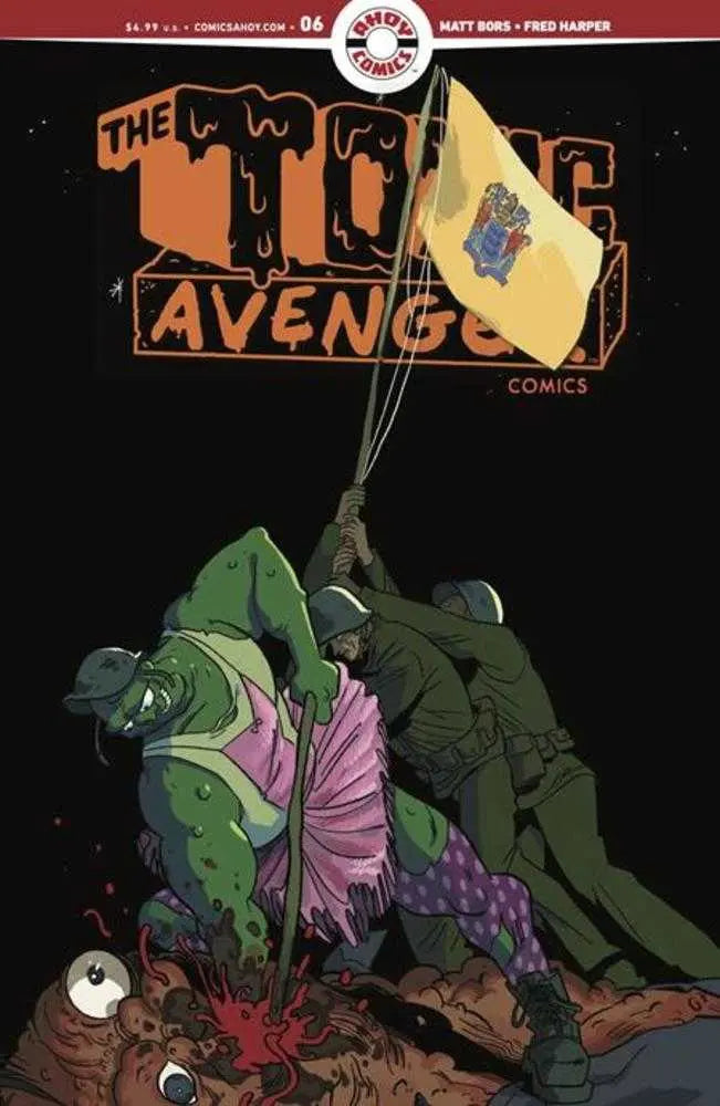 Toxic Avenger Comics #6 Cover B 3 Copy Erica Henderson Unlock Variant (Mature) Ahoy Comics