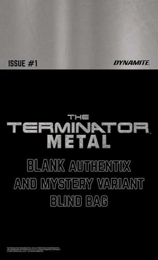 Terminator Metal #1 Cover N Blind Bag Variant Dynamite Entertainment