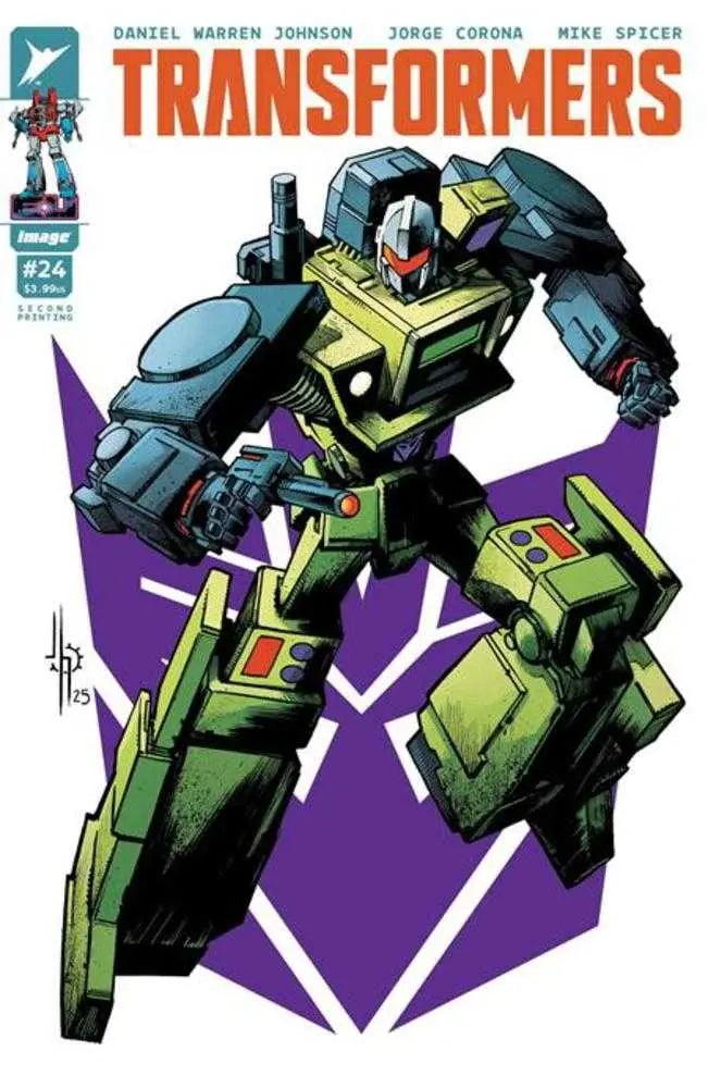 Transformers #24 2nd Printing Cover A Jason Howard Decepticon Image Comics