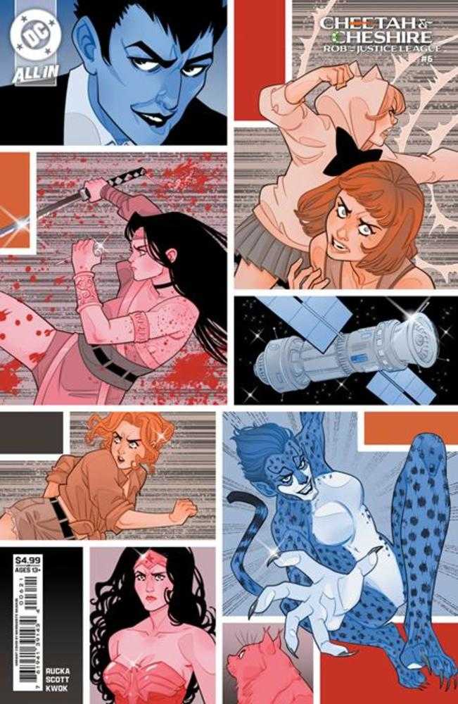 Cheetah And Cheshire Rob The Justice League #6 (Of 6) DC Comics