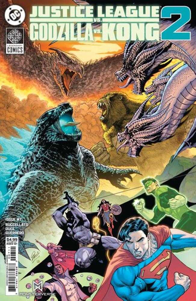 Justice League vs Godzilla vs Kong 2 #7 (Of 7) Cover A Christian Duce DC Comics