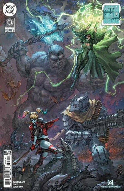 Justice League vs Godzilla vs Kong 2 #7 (Of 7) Cover C Alan Quah Card Stock Variant DC Comics
