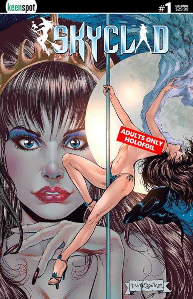 Skyclad #1 Cover B Michal Dutkiewicz Holofoil Adults Only Variant (Mature) Ex Posse Holdings/Keenspot